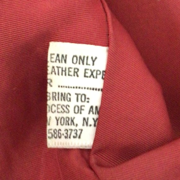 Vintage Red Leather Trench Coat - Picture 8 of 11